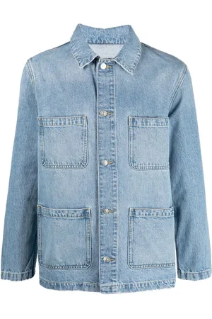 Sandro Men Denim Jackets - Button-front denim jacket