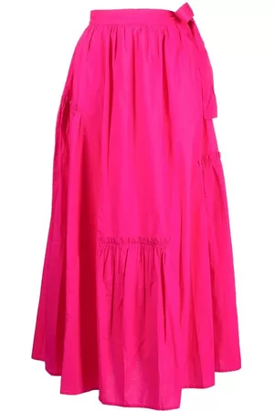 MERLETTE Pleated midi skirt