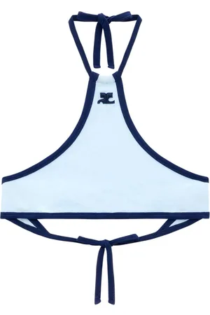 Courrèges Halterneck cropped top