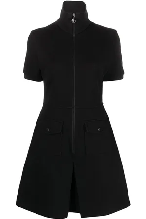 Moncler Zipped short-sleeved minidress