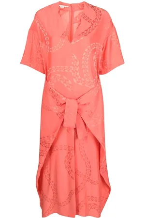 Stella McCartney V-neck tied-waist dress