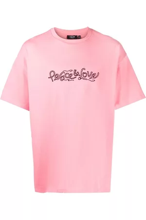 FIVE CM Embroidered-slogan short-sleeve T-shirt