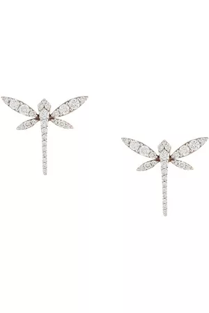 ANAPSARA 18kt rose gold and diamond Mini Dragonfly earrings
