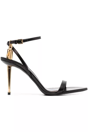 Tom Ford Padlock 85mm leather sandals