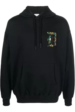 Drôle de Monsieur Logo patch hoodie