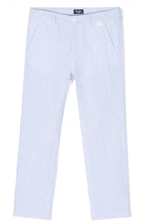 Il gufo Vertical-stripe pattern trousers