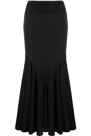 Rick Owens Ruched midi skirt