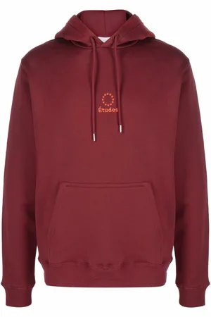 Etudes Klein embroidered logo hoodie