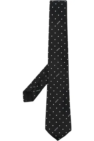 Moschino Logo-print silk tie
