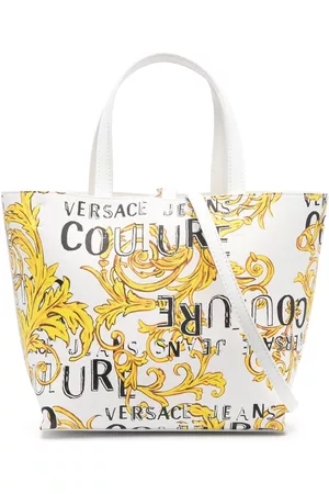 VERSACE Logo-print tote bag