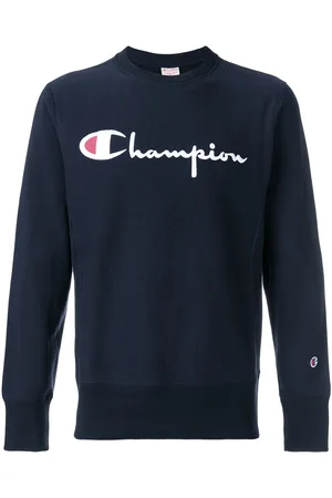 Champion Men Sweatshirts - Logo patch sweatshirt