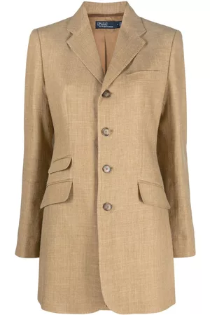 Ralph Lauren Single-breasted tweed blazer