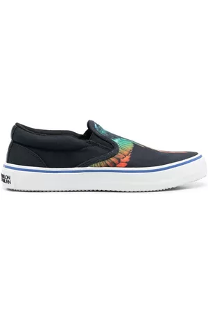 MARCELO BURLON Wings-print slip-on sneakers