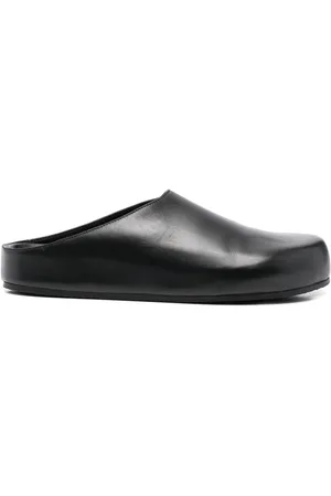 STUDIO NICHOLSON Round-toe leather slippers