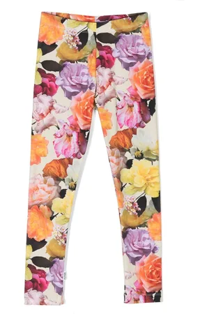 Molo Floral-print stretch-cotton leggings