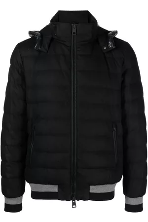 HERNO Quilted-finish padded jacket