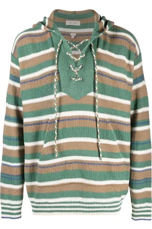 NICK FOUQUET Stripe-pattern knitted hoodie