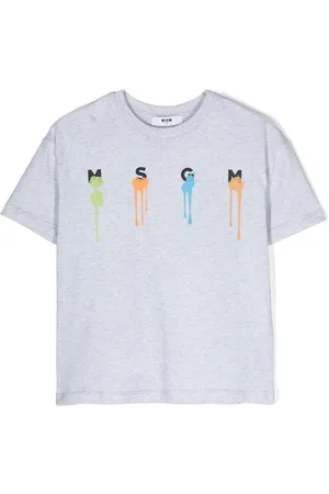 Msgm Logo-print cotton T-shirt