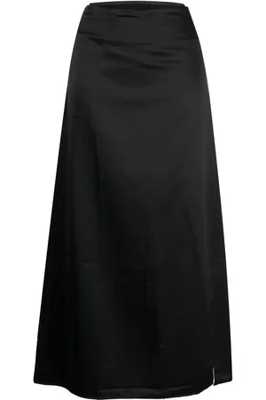 Rokh High-waist strap midi skirt