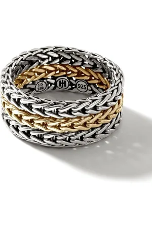 John Hardy 18kt yellow gold Classic Chain ring