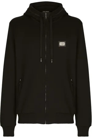 Dolce & Gabbana Logo-tag zip-up hoodie