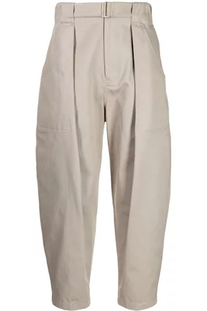 SONGZIO Volume cropped carrot trousers