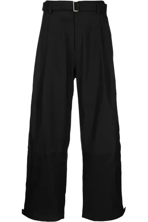 SONGZIO Wide-leg belted trousers