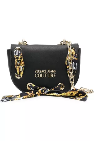 VERSACE Scarf-detail crossbody bag