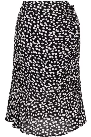 tout a coup Floral-print tiered skirt