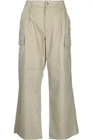 There Was One Wide-leg cotton cargo trousers