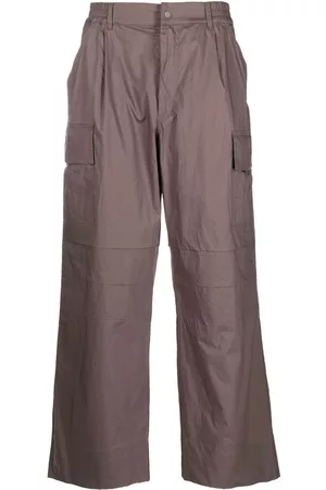 There Was One Wide-leg cotton cargo trousers