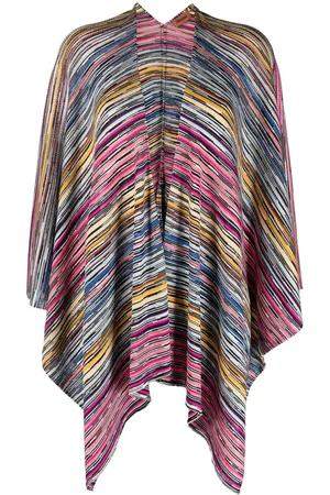 Missoni Striped knitted cape cardigan