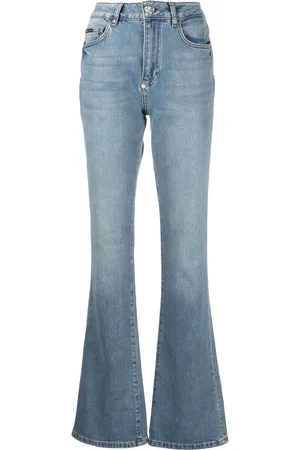 Philipp Plein Logo-plaque bootcut jeans