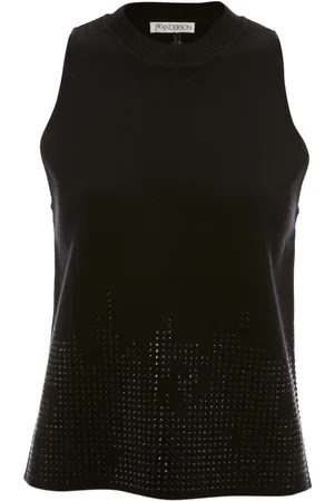 J.W.Anderson Studded knitted tank top