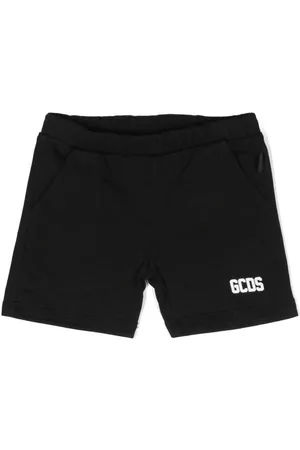 GCDS Logo-print detail shorts