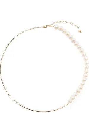 Mateo 14kt yellow Not Your Mother pearl choker
