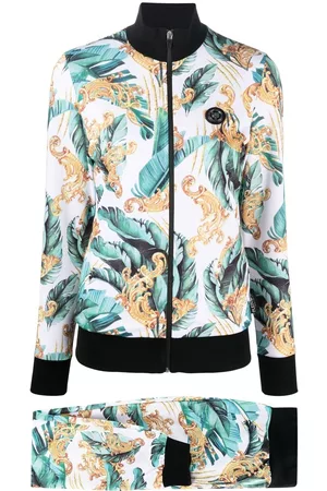 Philipp Plein Floral-print track pants