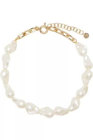 REJINA PYO Chain Choker pearl-embellished necklace