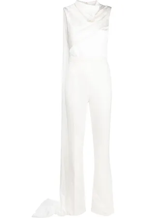 Safiyaa Scarf detail jumpsuit