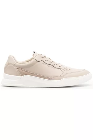 Tommy Hilfiger Debossed-logo leather sneakers