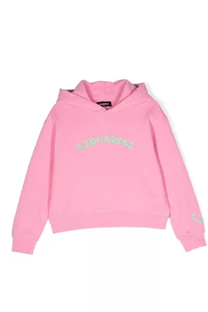 Dsquared2 Logo-embroidered longsleeved hoodie