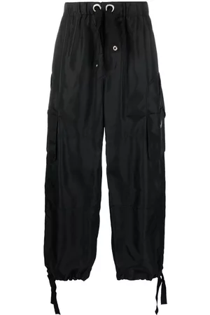 VERSACE Logo-print cargo trousers