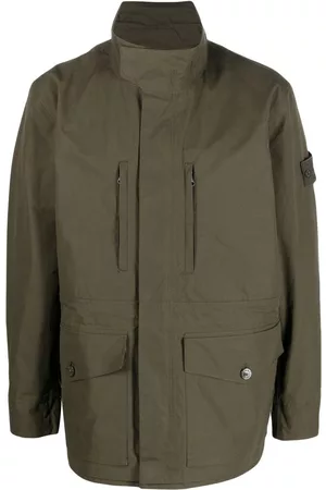 Stone Island Compass-patch long-sleeved jacket