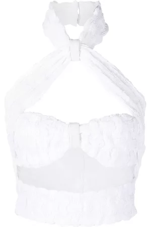 The Mannei Halterneck cotton top
