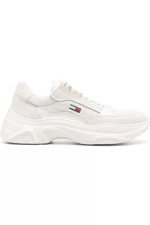 Tommy Hilfiger Logo-detail low-top leather sneakers