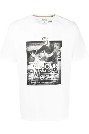 Barbour Photo-print cotton T-shirt