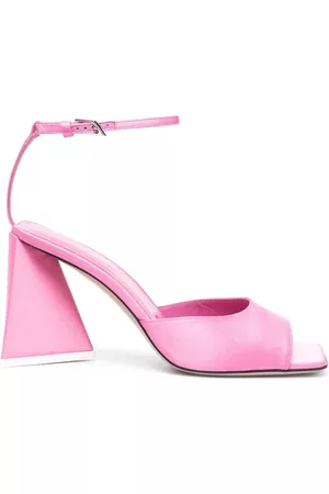 The Attico Piper 90mm satin sandals