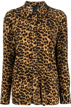 Norma Kamali Leopard print shirt