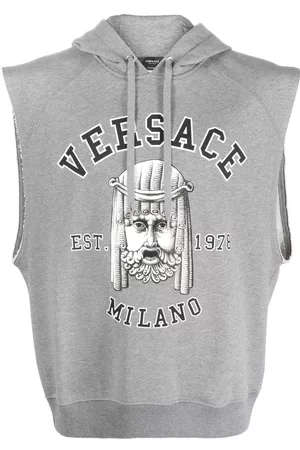 VERSACE Hooded tank top