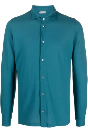 ZANONE Longsleeved organic cotton shirt